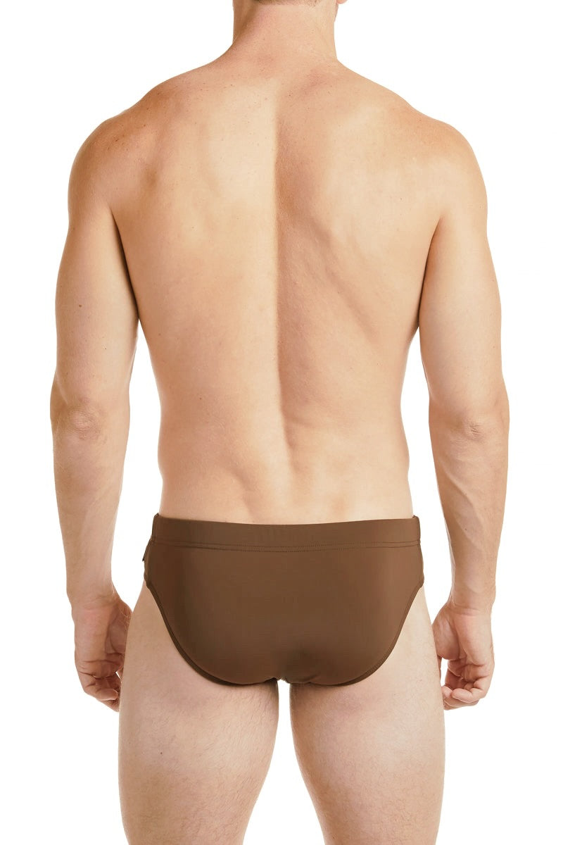 Solid Coffee - COLIN Low Rise Bikini Swim Brief