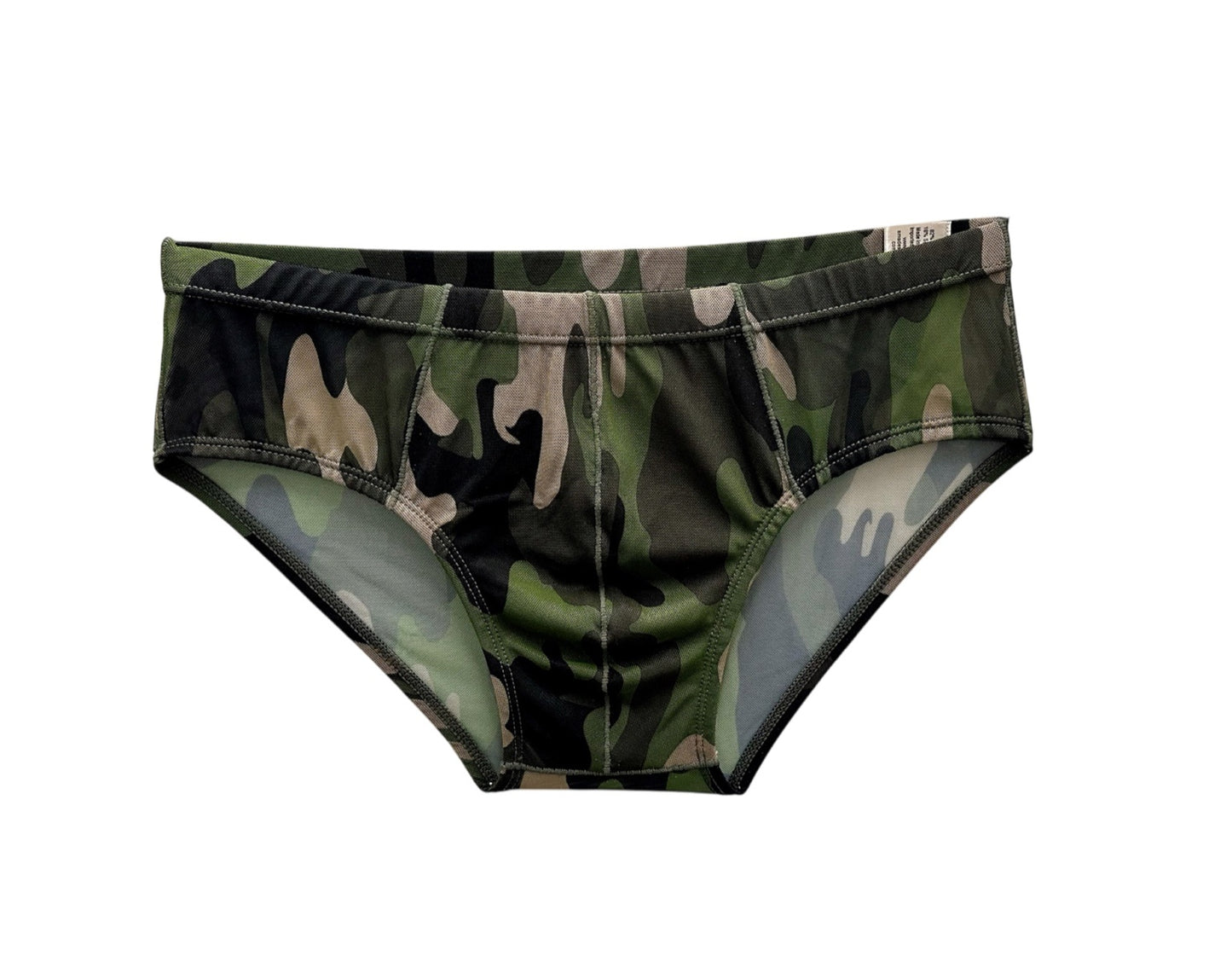 Camo - Low Rise JASPER Sheer Mesh Bikini Brief