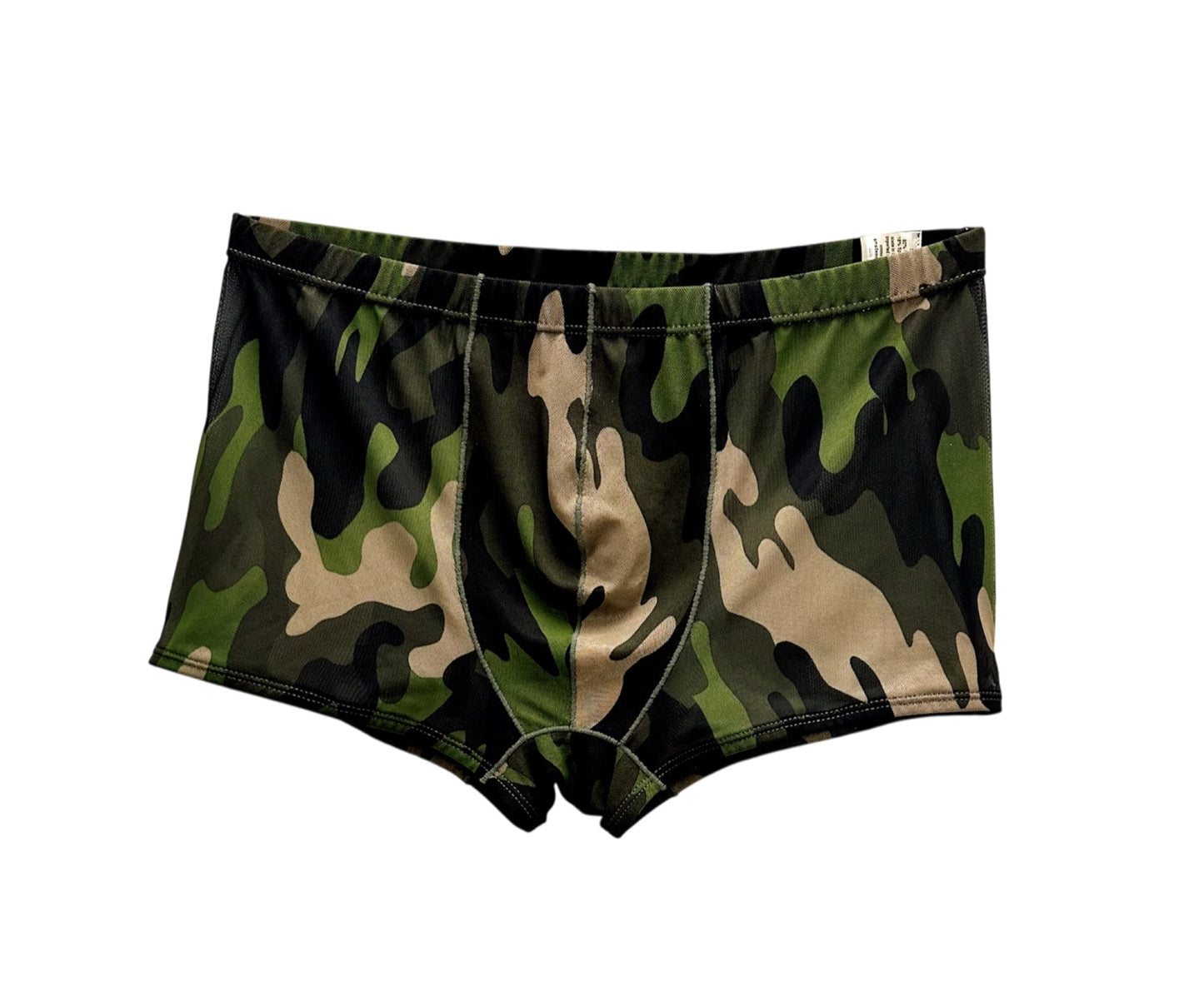 Camo Print - GRANT Sheer Mesh Boxer Brief