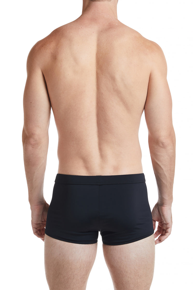 SOLID Black - LANGSTON Square Cut Swim Brief