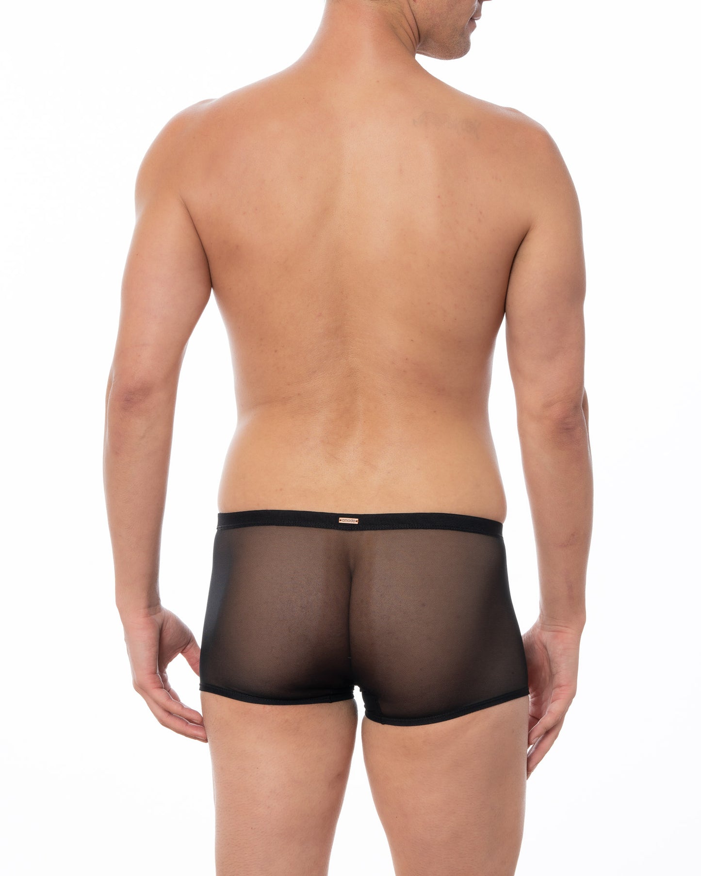 Black - GRANT Sheer Mesh Boxer Brief