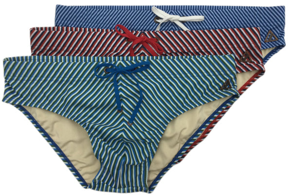 Amade Swim Color Forever Pin Stripe Bikini Brief