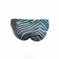 Zebra Print - Low Rise JASPER Sheer Mesh Bikini Brief