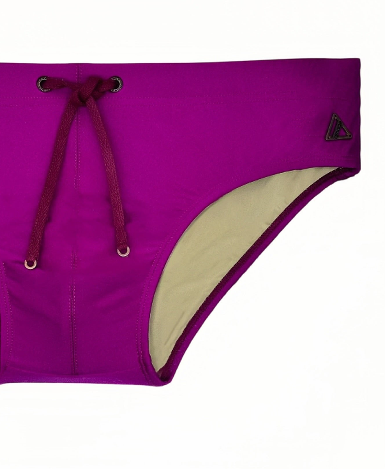 COLIN Low Rise Bikini Swim Brief —Magenta Glow