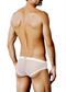 White - Low Rise JASPER Sheer Mesh Bikini Brief