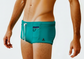 Lachlan Low Rise Swim Brief - Emerald l Navy Trim