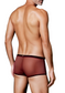 Wine - GRANT Sheer Mesh Boxer Brief