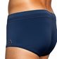 Lachlan Low Rise Swim Brief - Navy l Red Trim