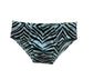 Zebra Print - Low Rise JASPER Sheer Mesh Bikini Brief