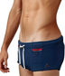 Navy - LACHLAN Low Rise Swim Brief with Red Trim