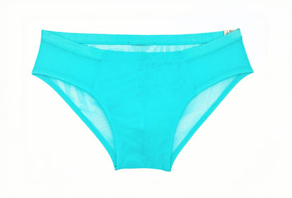 JASPER Sky Blue Sheer Mesh Bikini Brief | Amade Swim