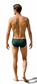 COLIN Low Rise Bikini Swim Brief —Olive  Alloy