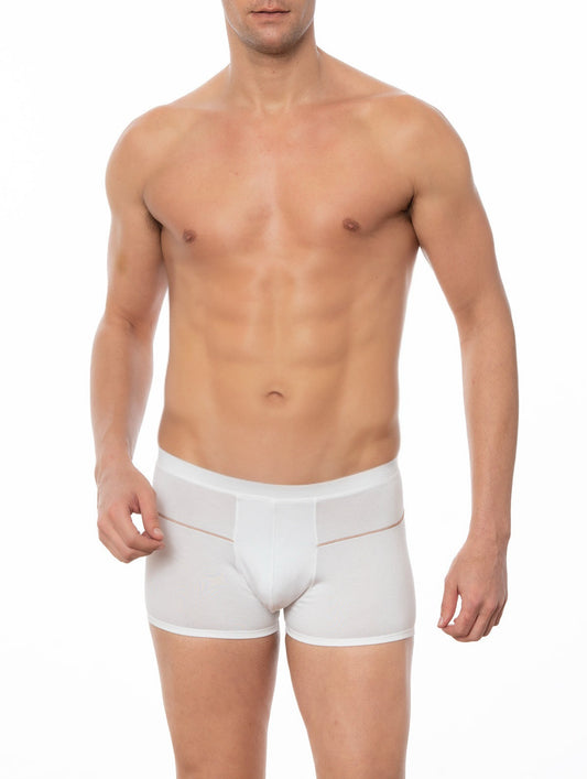 White CONRAD - Supima Cotton Boxer Brief