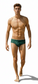 COLIN Low Rise Bikini Swim Brief —Olive  Alloy