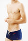 Navy - LACHLAN Swim Brief with Red Trim