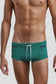 Emerald - LACHLAN Low Rise Swim Brief with Navy Trim