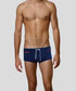 Navy - LACHLAN Low Rise Swim Brief with Red Trim