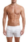 4 Inch White Mesh Short