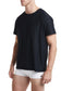 Black Sheer Mesh Sport T-Shirt
