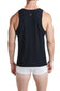 MAXIMUS - Black Tricot Mesh Sport Tank