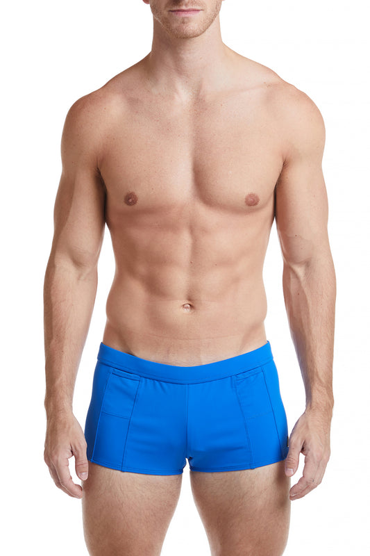 SOLID Cobalt - LANGSTON Square Cut Swim Brief