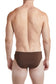 Solid Coffee Bikini Swim Brief