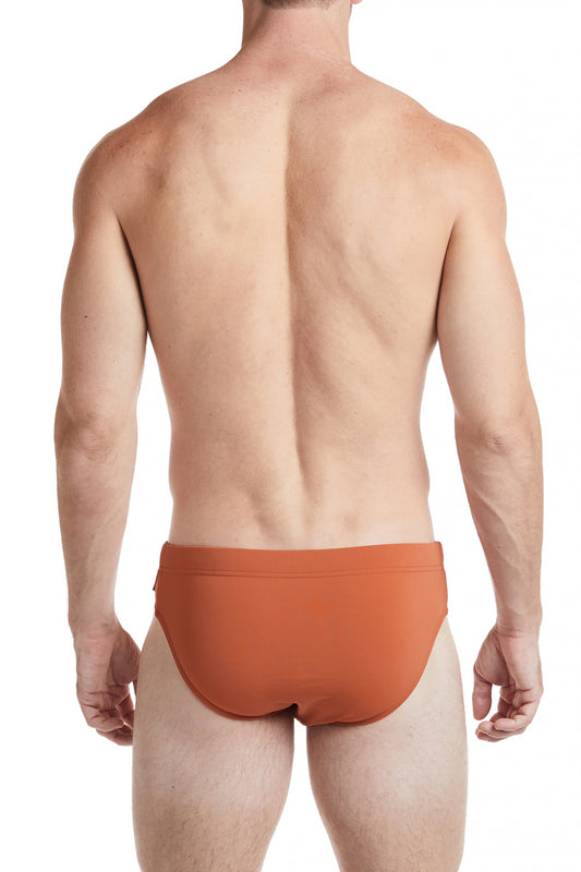 Solid Copper - COLIN Low Rise Bikini Swim Brief