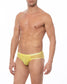 Lemon Yellow Sheer Mesh Bikini Brief