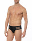 Black - JASPER Sheer Mesh Bikini Brief